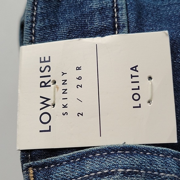 Lucky Brand Lolita Low Rise Skinny Jeans Dk Wash Size 2/26 - Picture 14 of 15